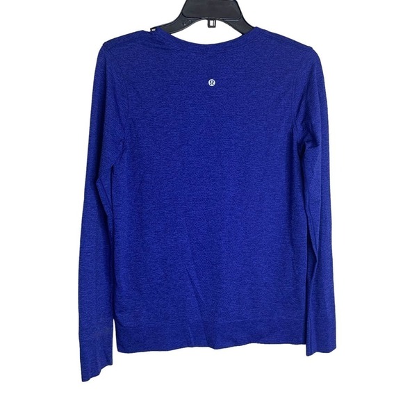 Lululemon Swiftly Breathe Long sleeve Women Blue SZ 6 - Picture 12 of 15
